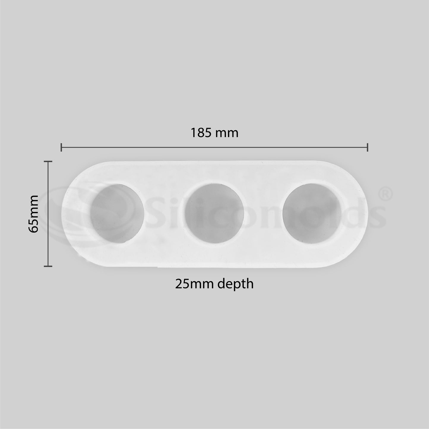 SILICOMOLDS CAPSULE TEALIGHT 3CVT MOLDS URP266RM