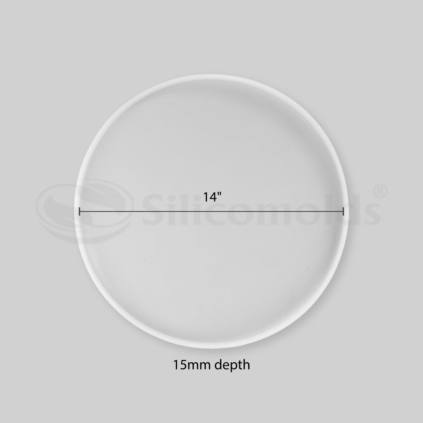 SILICOMOLDS-14 " ROUND RESIN MOLDS-URP289-RM