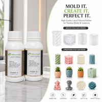 SILICOMOLDS - MOLD MAKING SILICONE - 1:1 -food grade.