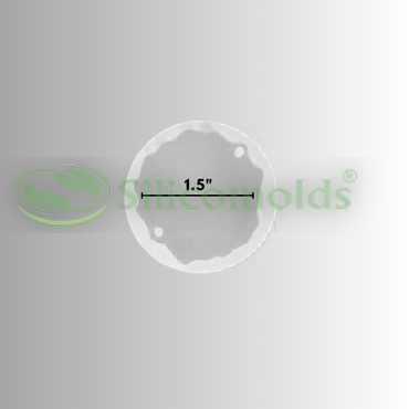 Silicomolds - 1.5"Agate Rakhi Molds - Set Of 4 - URP292A