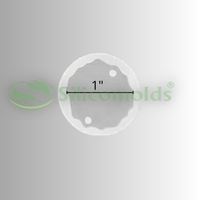 Silicomolds - 1" Agate Rakhi Molds - Set Of 4 - URP292C