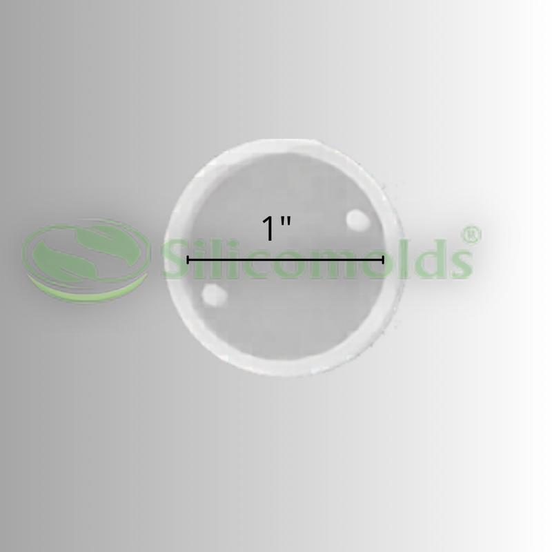 Silicomolds - 1" Round Rakhi Molds - Set Of 4 - URP292D