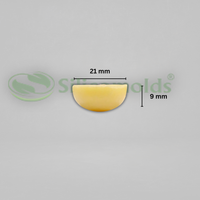 Silicomolds - Ghee Diya Mold - 3gms - Flat Bottom -  21 X 9.5 Mm - 50 Cavities - URP367GD