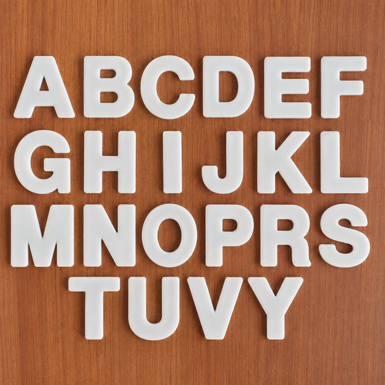SILICOMOLDS - Silicomolds-4" Monogram Abcd Alphabet 22 Pcs Set Mould (22letter) - URP424RM