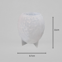 SILICOMOLDS - Egg flower ball Candle mold -CM036