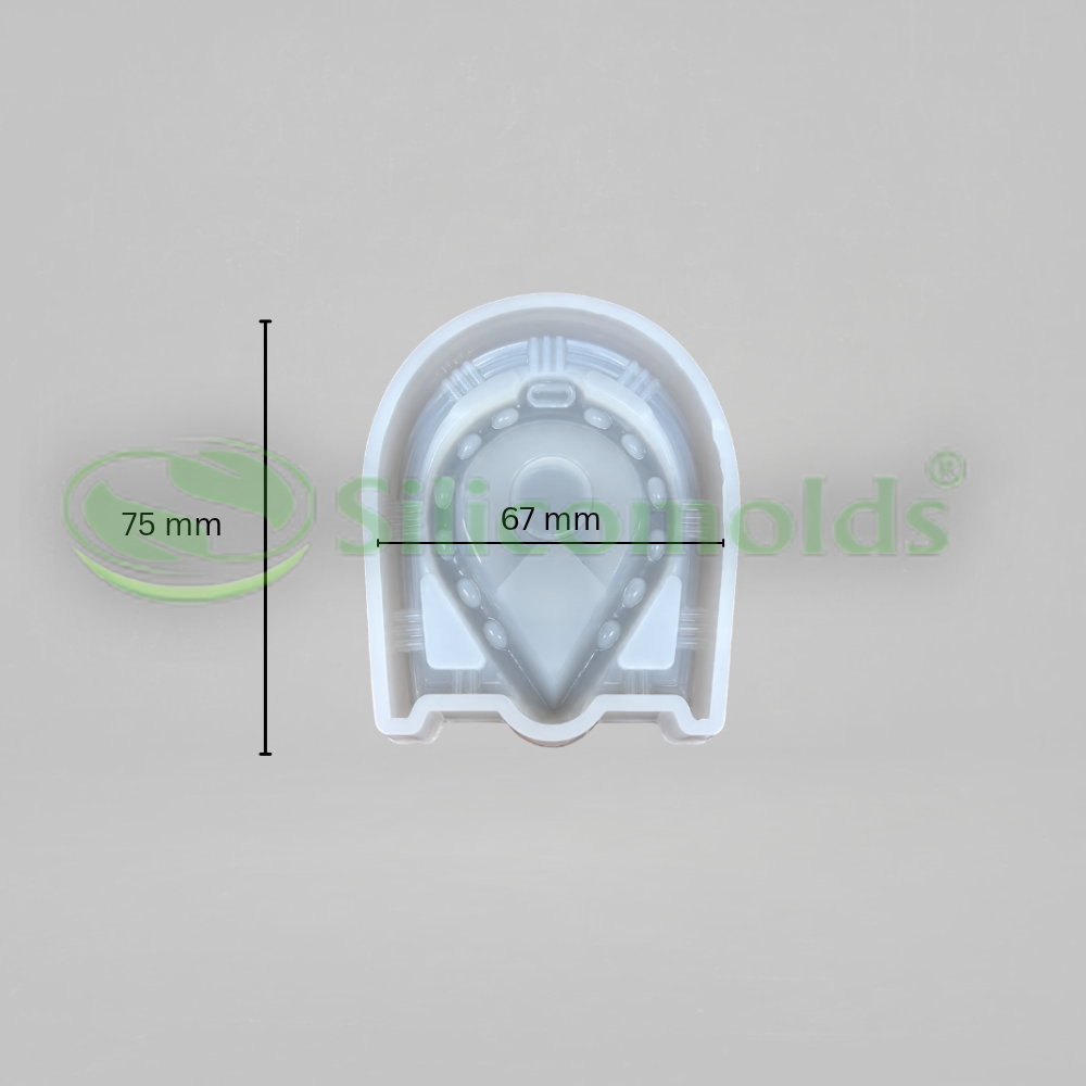 SILICOMOLDS – Traditional Decorative Diya Design Mould-URP437RM
