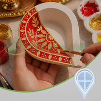 SILICOMOLDS-Plain Diya Molds-URP436RM
