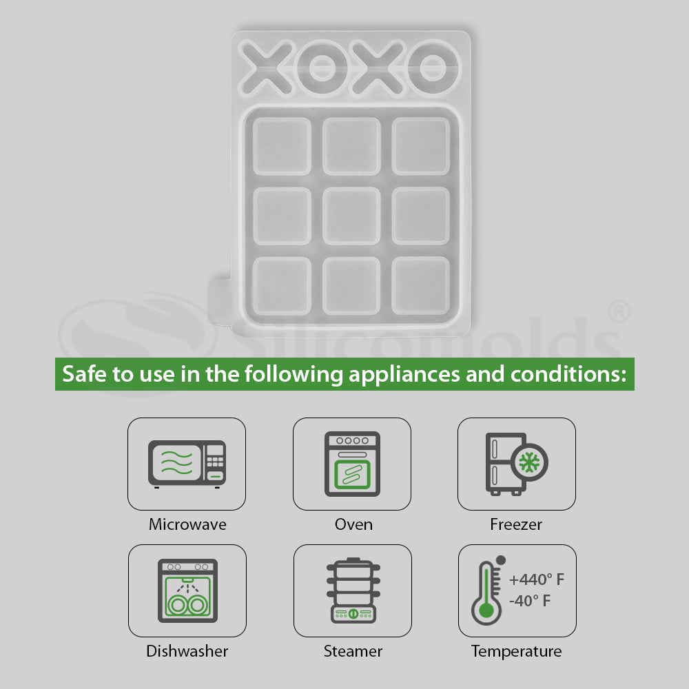 SILICOMOLDS - TIC TAC- TOE MOLD - URP122-RM