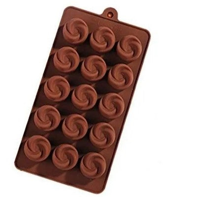 SILICOMOLDS - FLOWER SHAPE CHOCOLATE MOLD- PACK OF 2 URP065CM