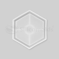 SILICOMOLDS - 4" HEXAGONAL TRINKET MOLD - URP136-RM