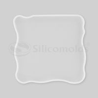 "SILICOMOLDS - 3.8"" X 3.8 X 5MM"" AGATE SQUARE MOLD - URP166-RM