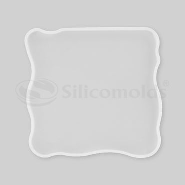 "SILICOMOLDS - 3.8"" X 3.8 X 5MM"" AGATE SQUARE MOLD - URP166-RM