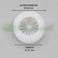 Silicomolds – Modak Shape Silicone Mold - URP409mm