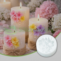 Siilicomolds - Plumeria Flower - Candle / Wax Mold - URP379CM