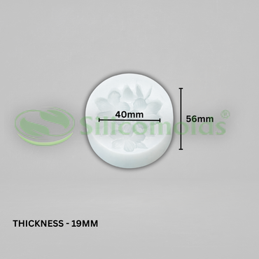 Siilicomolds - Plumeria Flower - Candle / Wax Mold - URP379CM