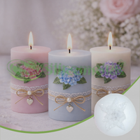 Siilicomolds - "Hydrangea" Flower - Candle / Wax Mold - URP381CM