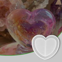 SILICOMOLDS - SILICONE SMALL HEART SHAPE RESIN MOLD - URP072-RM