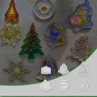 Silicomolds Christmas Decorations Molds (6 Piece Set) URP-229