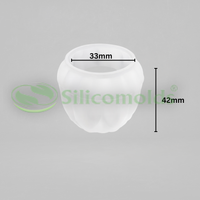 Silicomolds - Lotus Shape Candle / Wax Silicone Mold - URP361CM