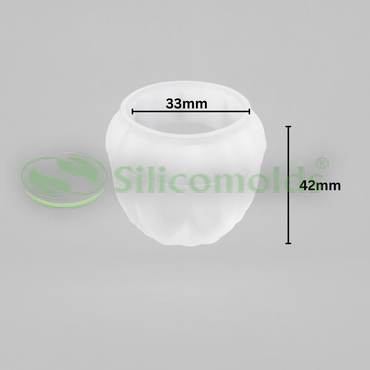 Silicomolds - Lotus Shape Candle / Wax Silicone Mold - URP361CM