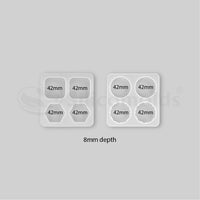 SILICOMOLDS POPSOCKET SET 8 CAVITY SILICONE MOLD URP227RM