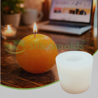 Silicomolds - Sweet Lime Fruit Candle / Wax / Soap Silicone Mold - URP393CM