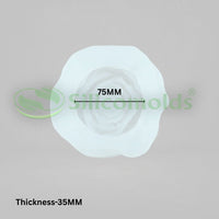 Silicomolds - 3" peony flower candle / wax mold-URP415CM