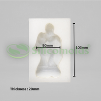 Silicomolds - Radha Krishna cardashboard Mold - URP407mm