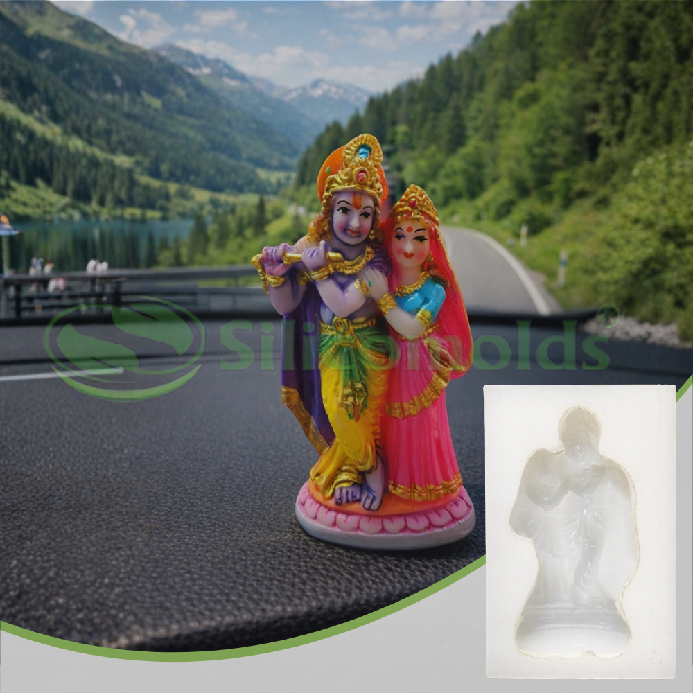 Silicomolds - Radha Krishna cardashboard Mold - URP407mm