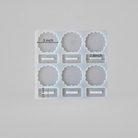 SILICOMOLDS -6-In-1 Agate Car Dashboard Mold-URP351RM