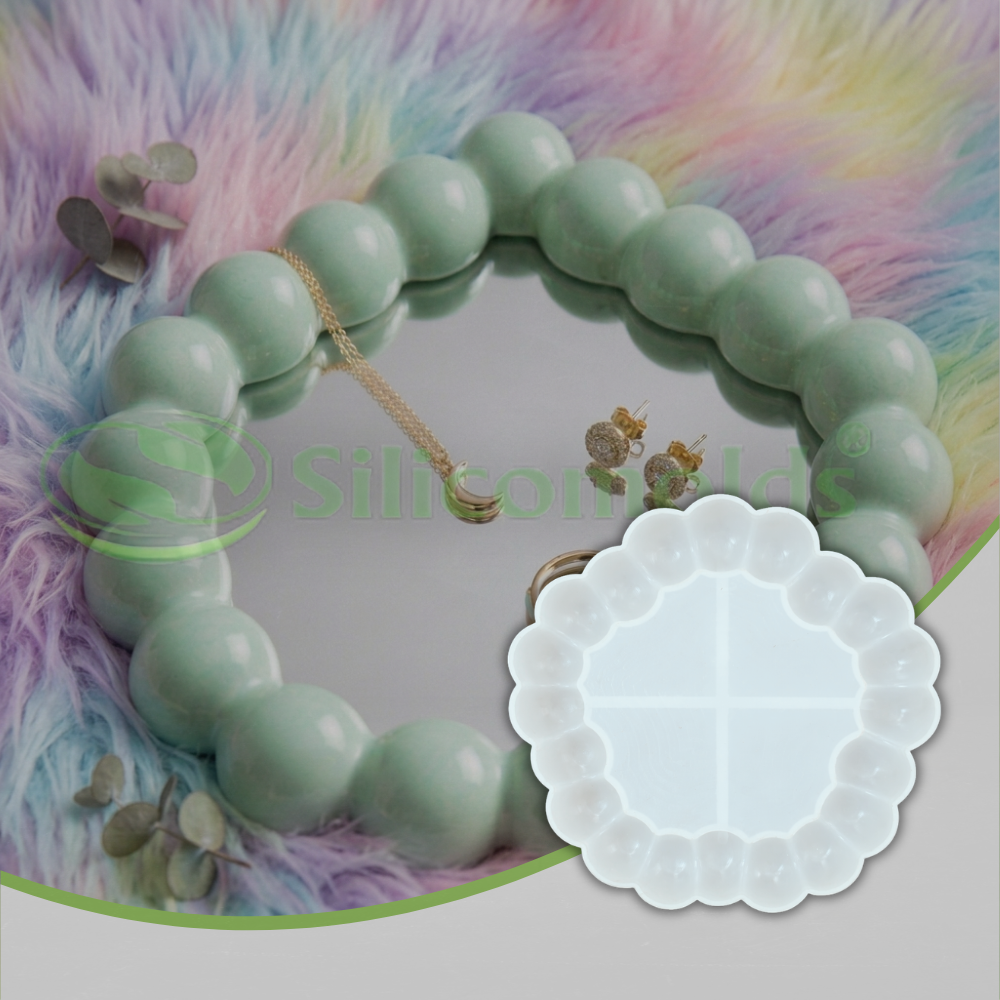Silicomolds - Pentagonal Shape Bubble Coaster Mold - URP403RM