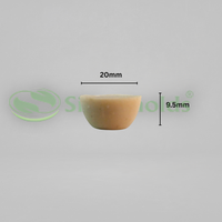 Silicomolds - Ghee Diya Mold - 2.75gms - round Bottom -  20 X 9.5mm - 50 Cavities - URP377GD