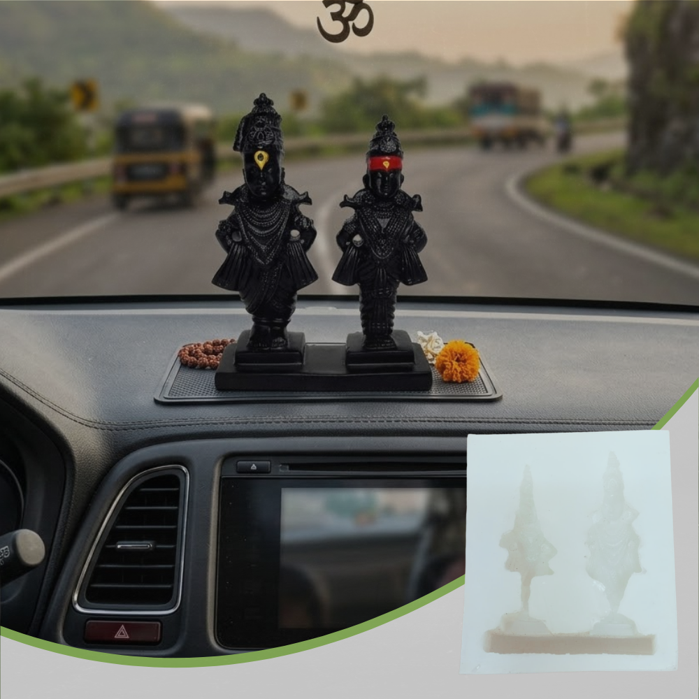 Silicomolds - Vitthal Rukmini cardashboardi Mold - URP406mm